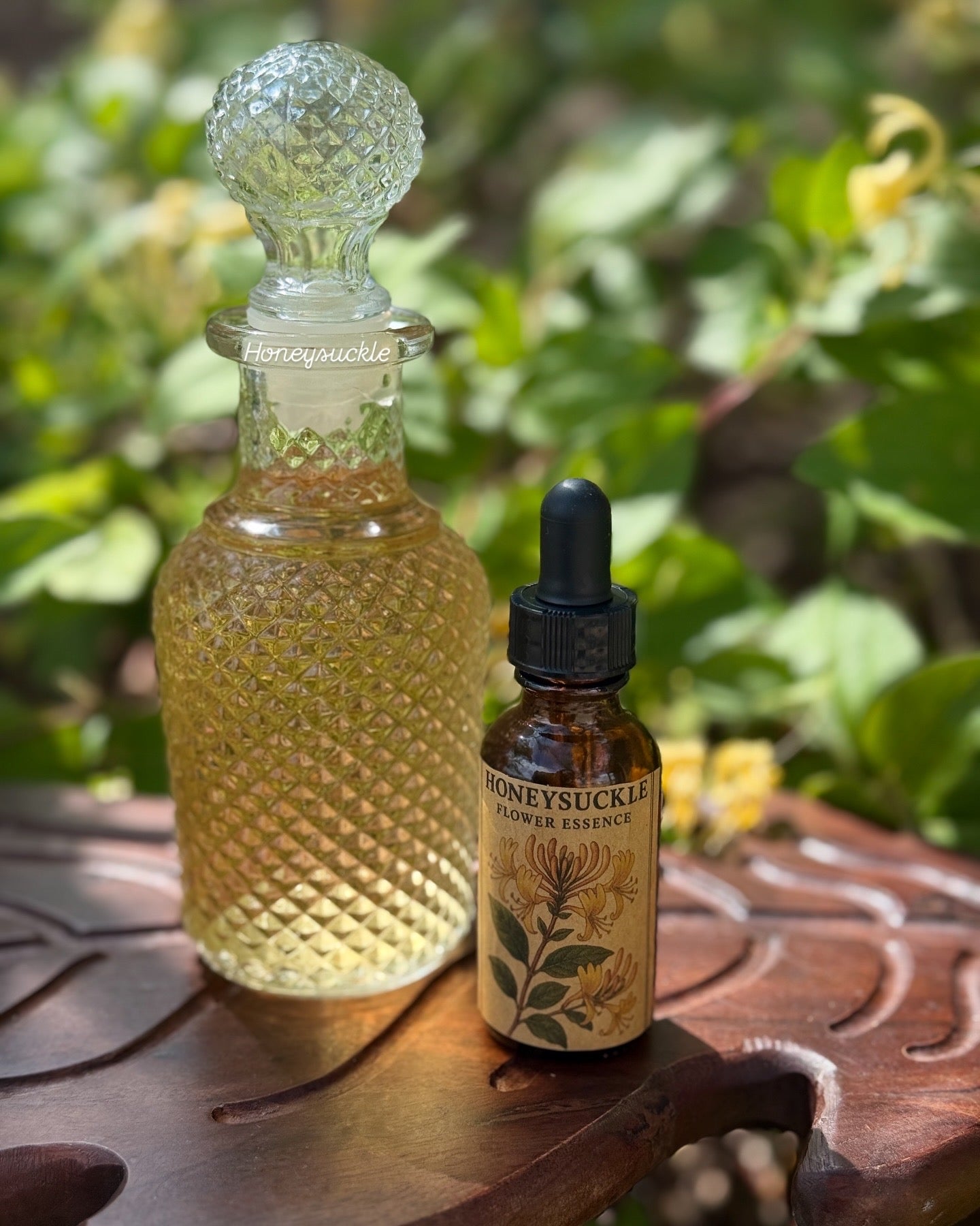 Honeysuckle Heart | Flower Essence for Grief & Emotional Healing (Alcohol-Free)