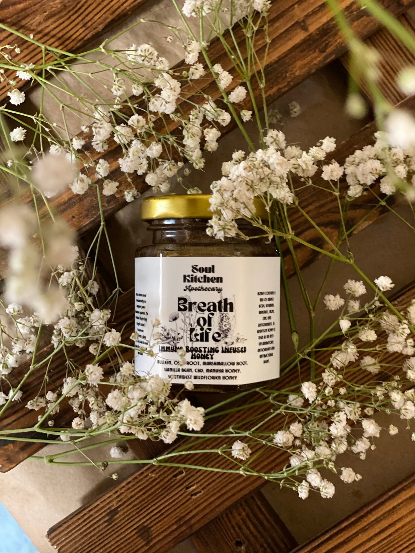 Breath of Life Infused Honey Soul Kitchen Apothecary