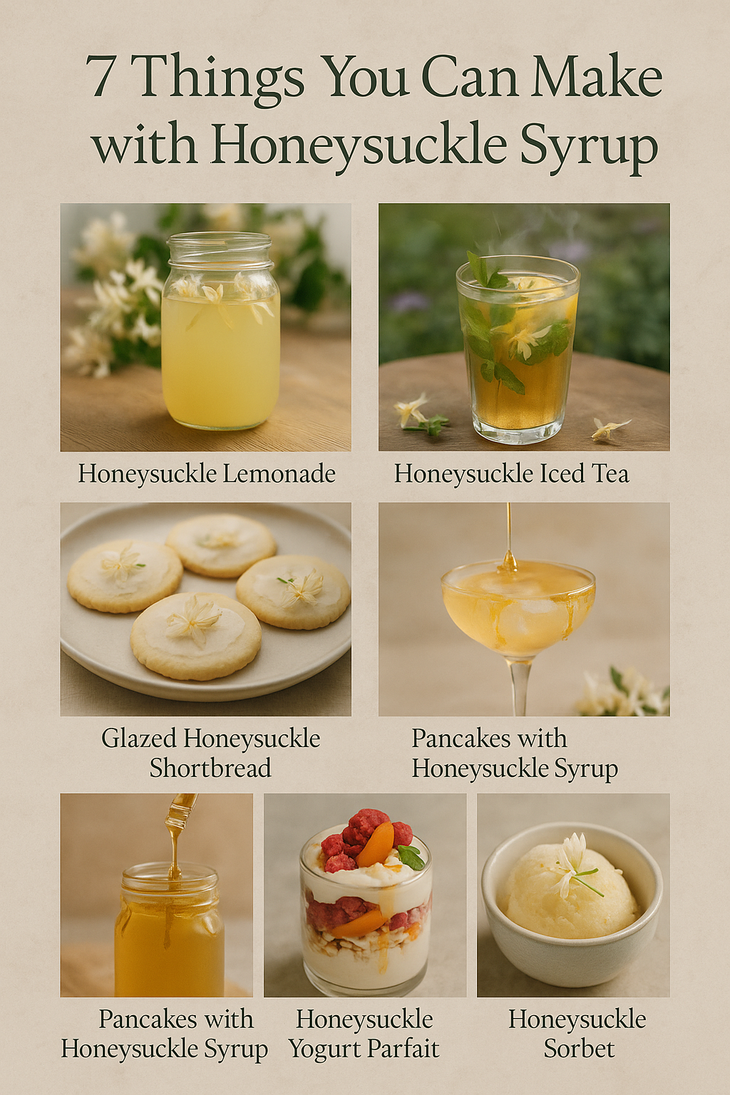 Honeysuckle Syrup