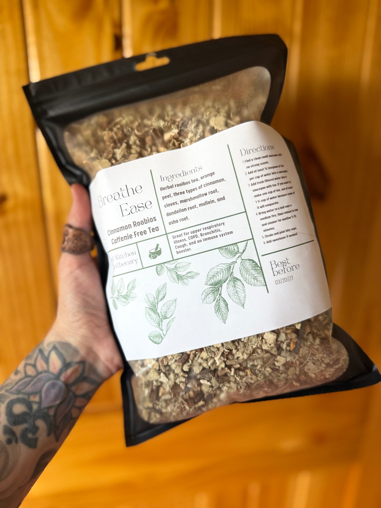 Sinus care, COPD, Respiratory tea, cold season, cold remedy, wellness tea