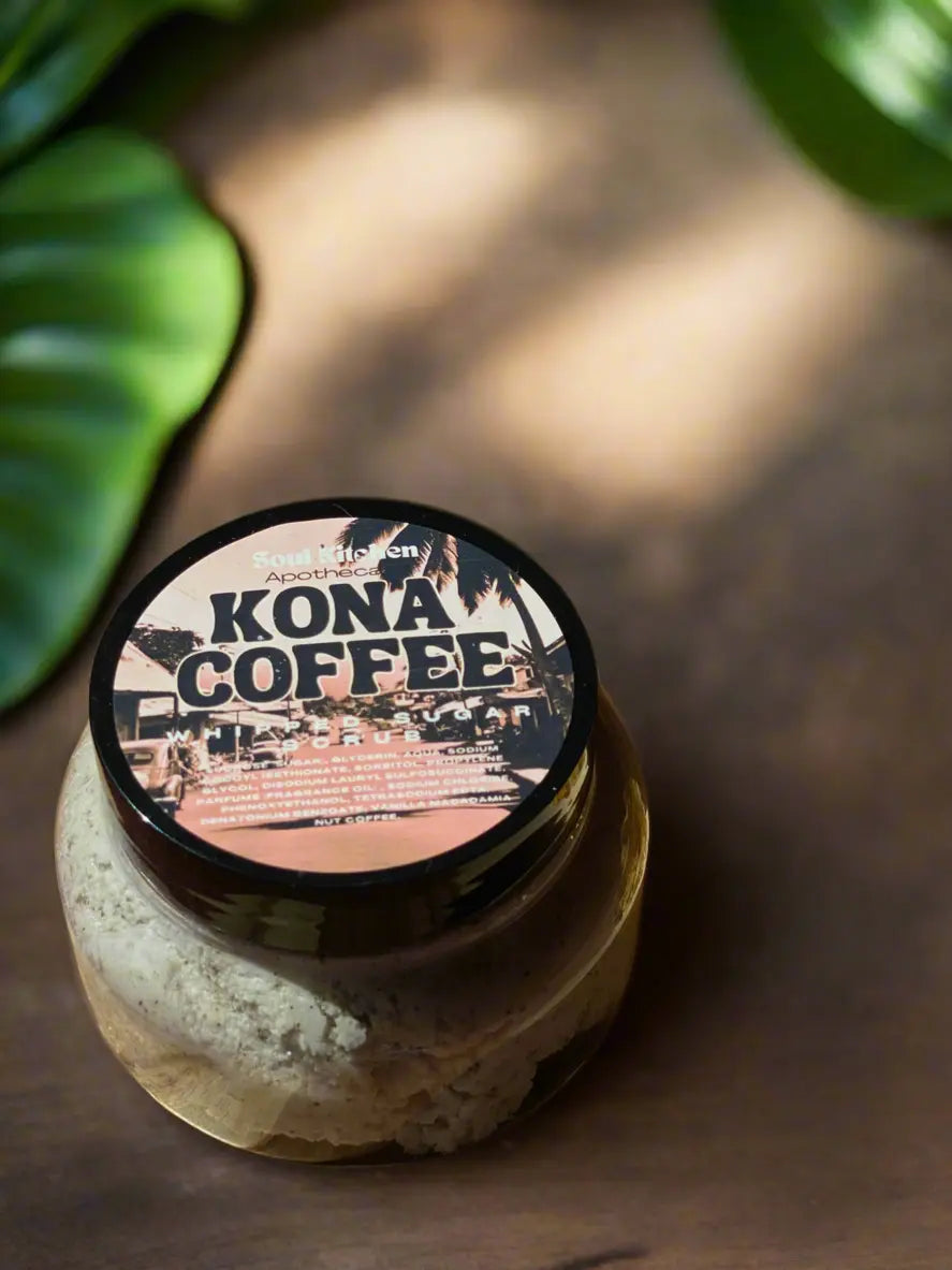 Kona Coffee Whipped Sugar Scrub Soul Kitchen Apothecary