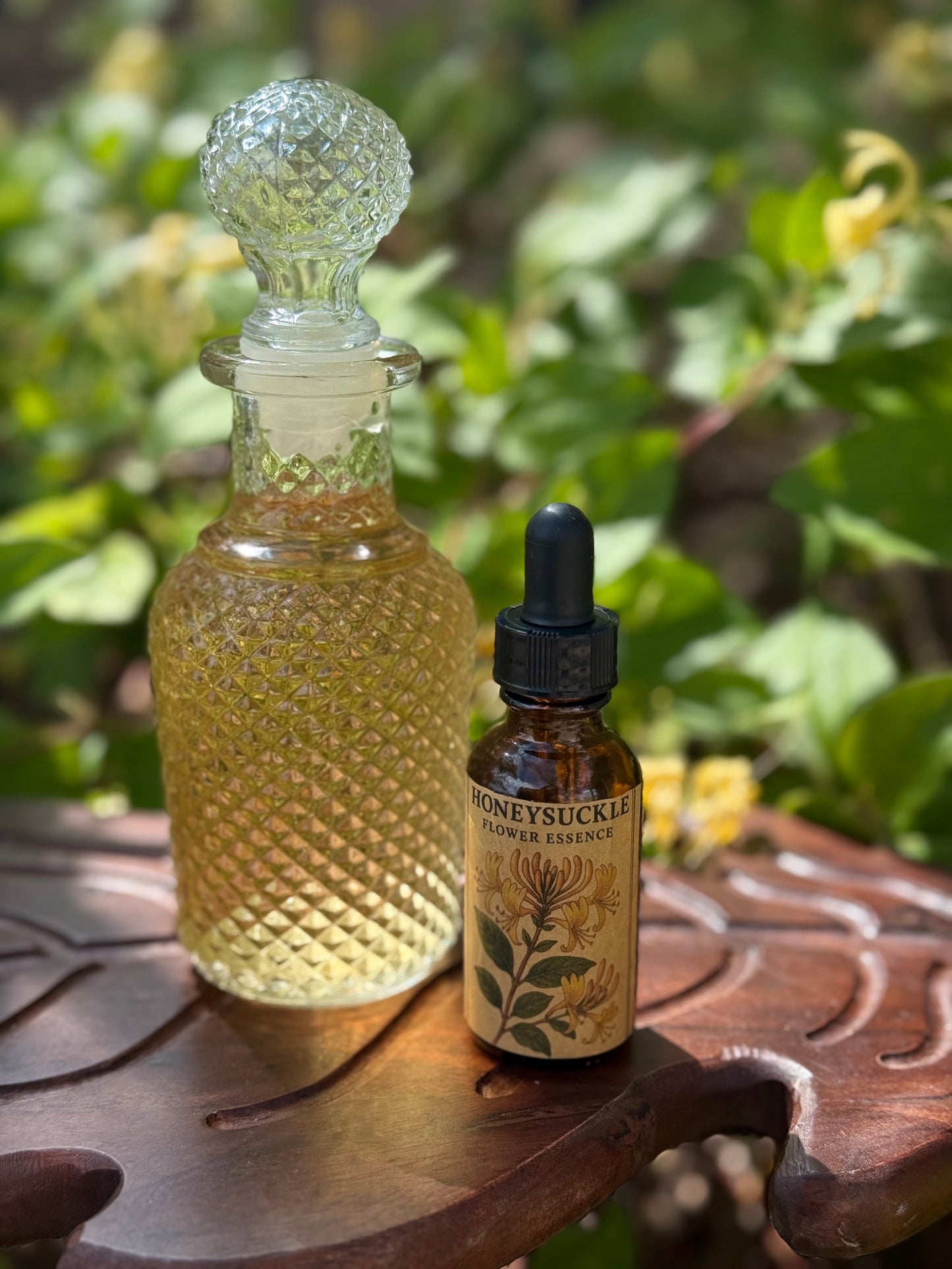 Honeysuckle Heart | Flower Essence for Grief & Emotional Healing (Alcohol-Free)