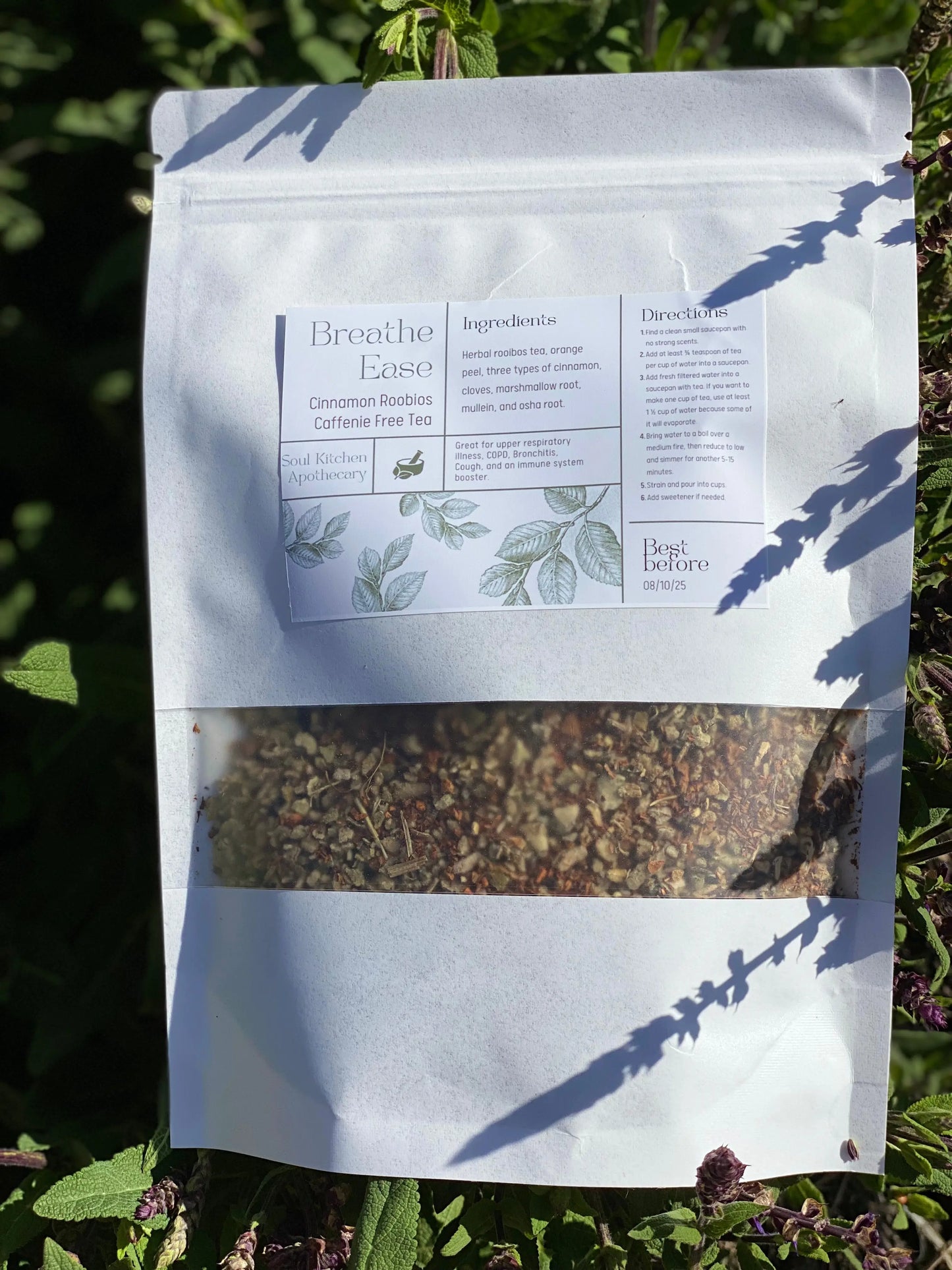 Mullein tea, marshmallow root, tea, cinnamon, cold season, remedy, wellness tea
