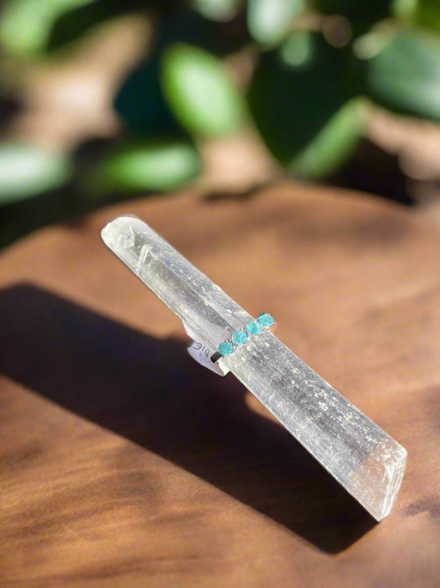 Rare grandidierite ring, sterling silver grandidierite ring, grandidierite gemstone jewelry, rare gemstone ring, elegant grandidierite band, unique stone ring, rare crystal jewelry, grandidierite engagement ring, fine gemstone ring, handcrafted grandidierite jewelry, rare mineral ring, collectible gemstone ring, sterling silver statement ring, luxury grandidierite jewelry, rare crystal gemstone ring