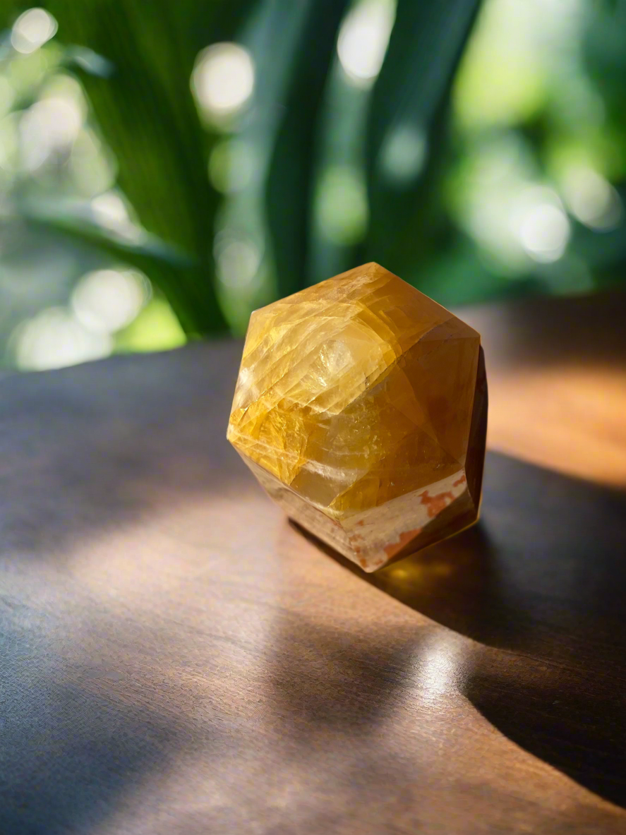 Golden Healer Quartz Tower – Master Healer Crystal for Wellness, Abundance, and High Vibration Energy