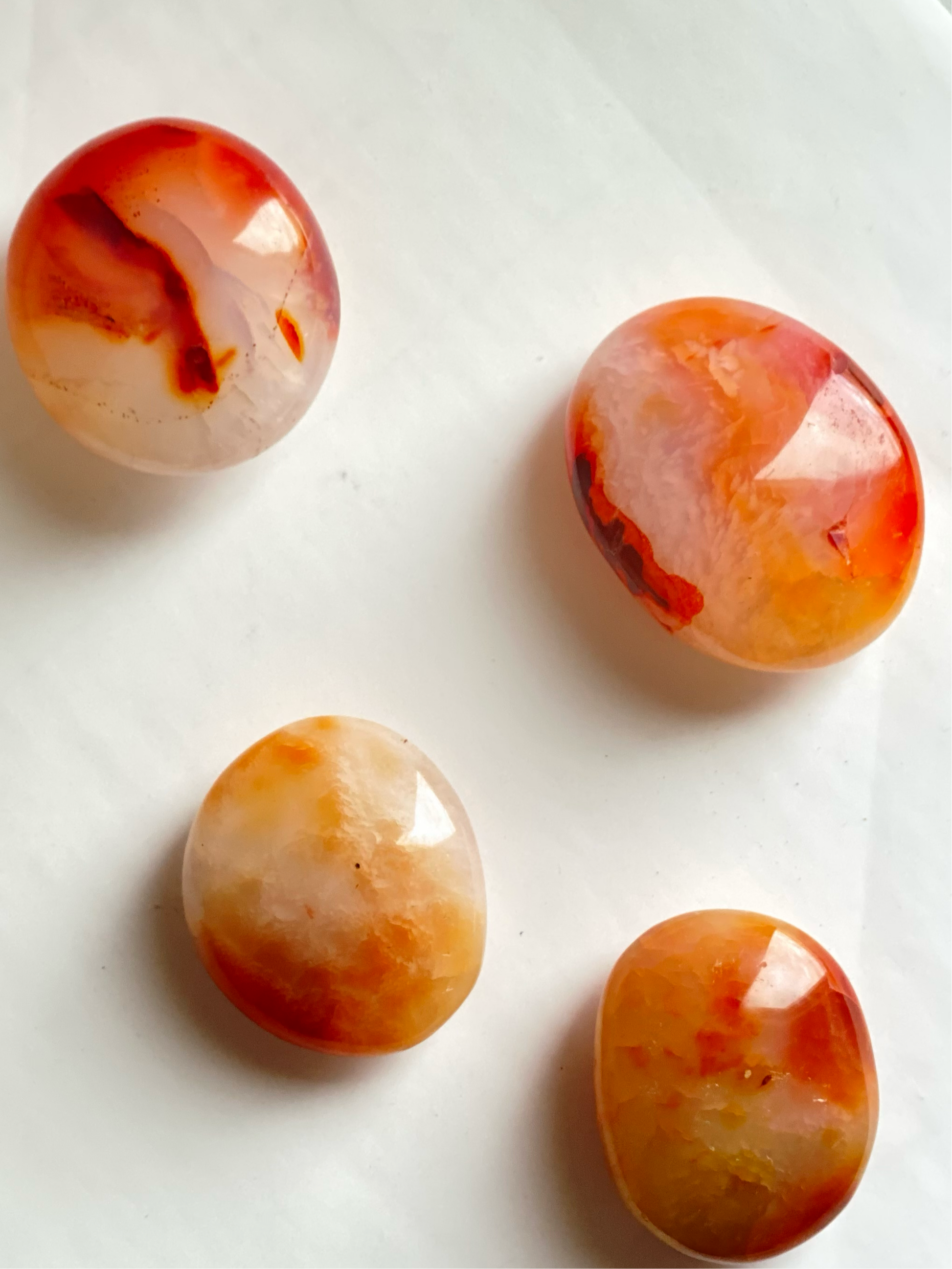 Carnelian Palm Stone 