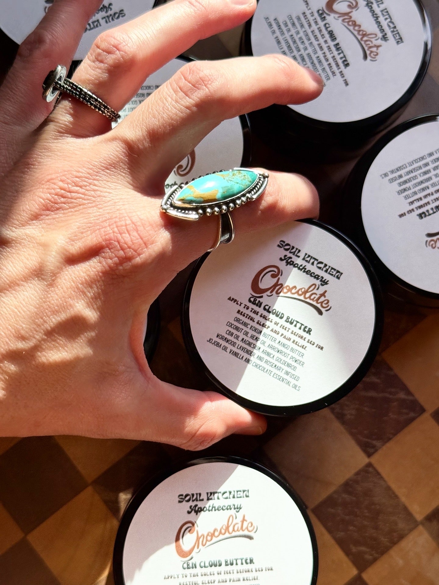 CBN body butter, magnesium body butter, chocolate body butter, plantar fasciitis relief, sciatica pain relief, sleep aid body butter, histamine relief, natural pain relief, organic body butter