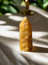 Load image into Gallery viewer, Golden Healer Quartz Tower – Master Healer Crystal for Wellness, Abundance, and High Vibration Energy
