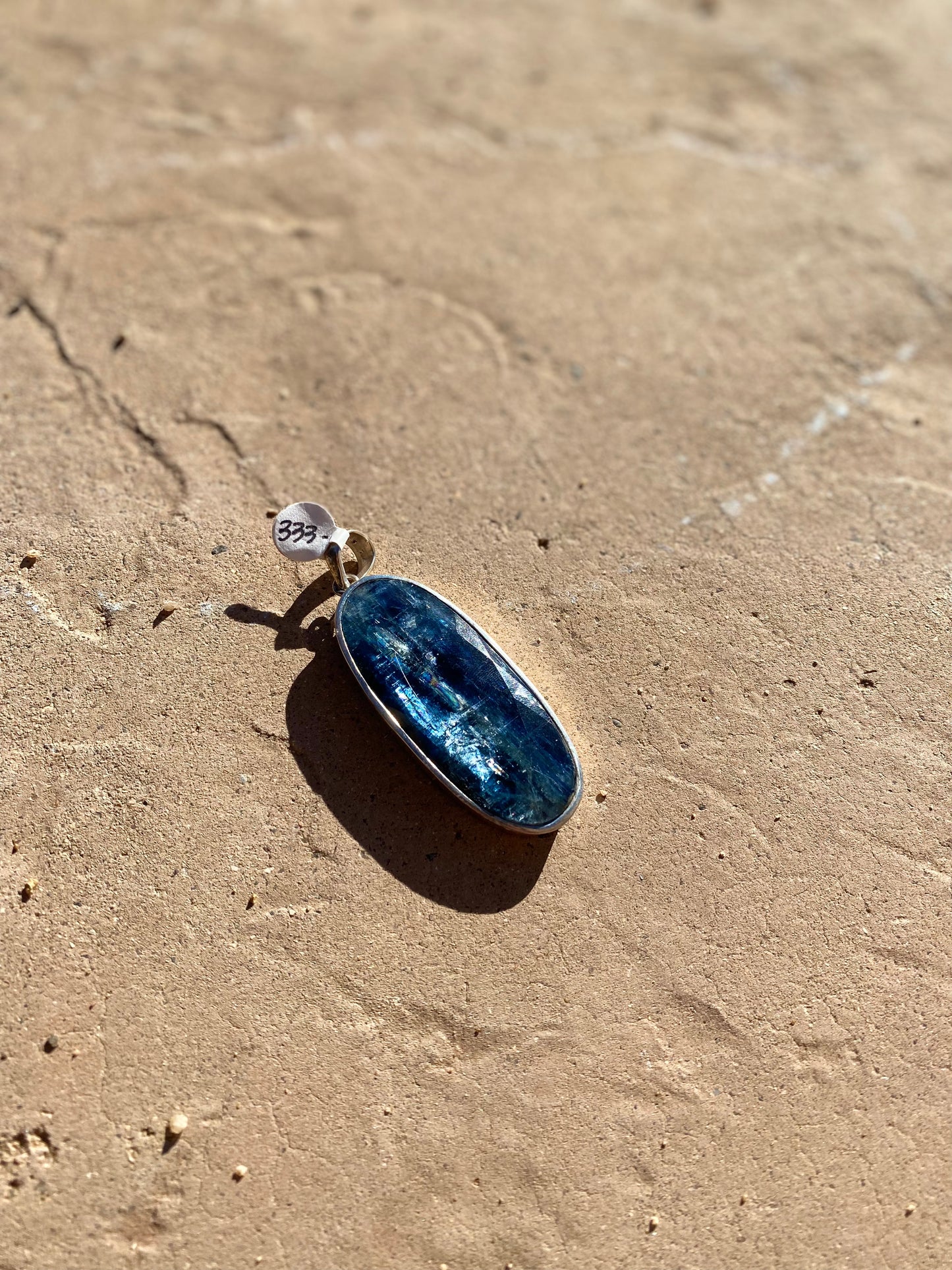 Rare Blue Kyanite Pendant