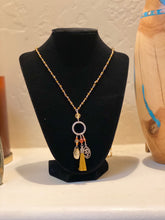 Load image into Gallery viewer, Radiant Om Citrine Necklace – A Touch of Light and Meaning
