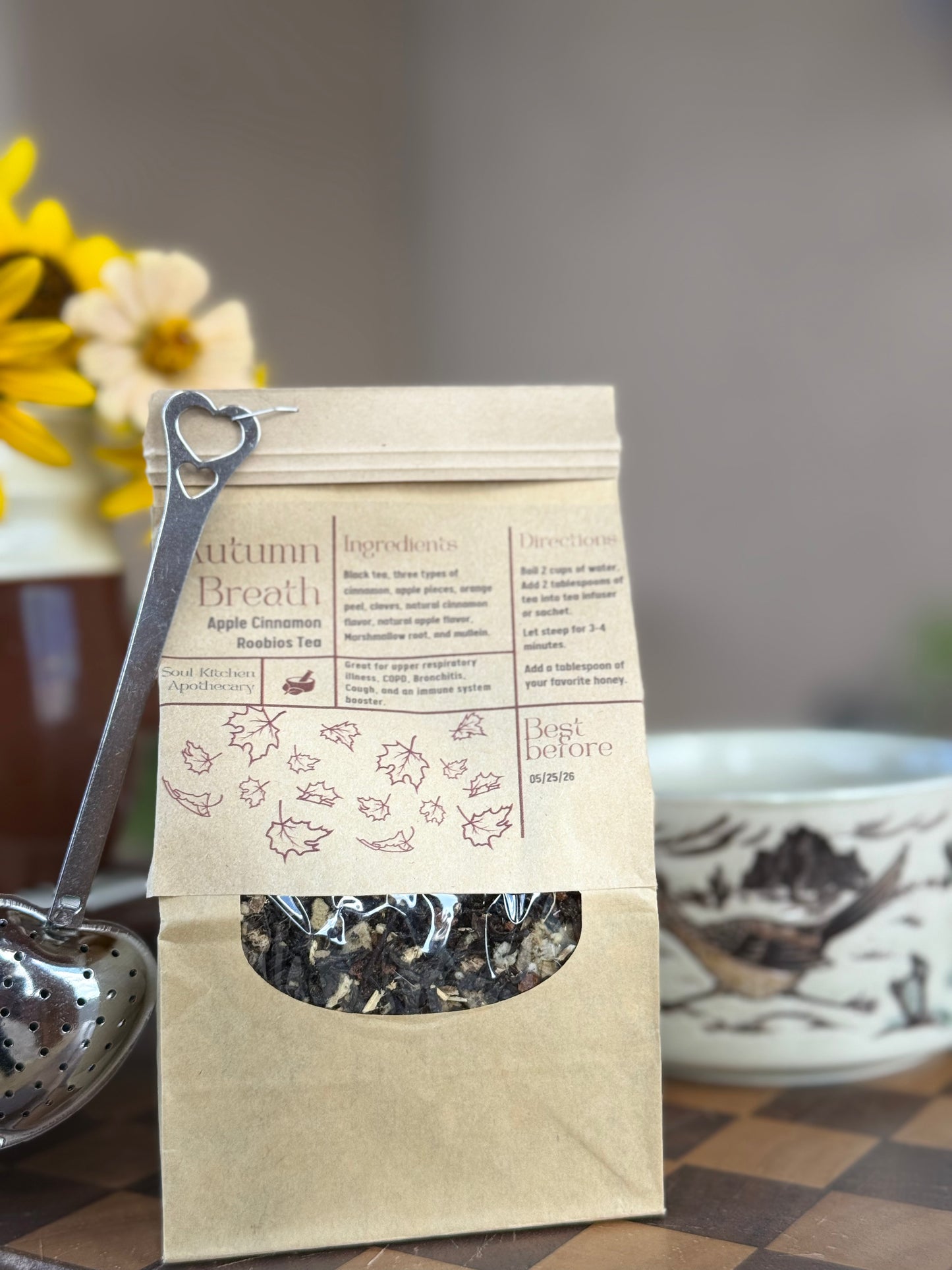 Autumn Breath Tea – Apple, Cinnamon & Rooibos Blend