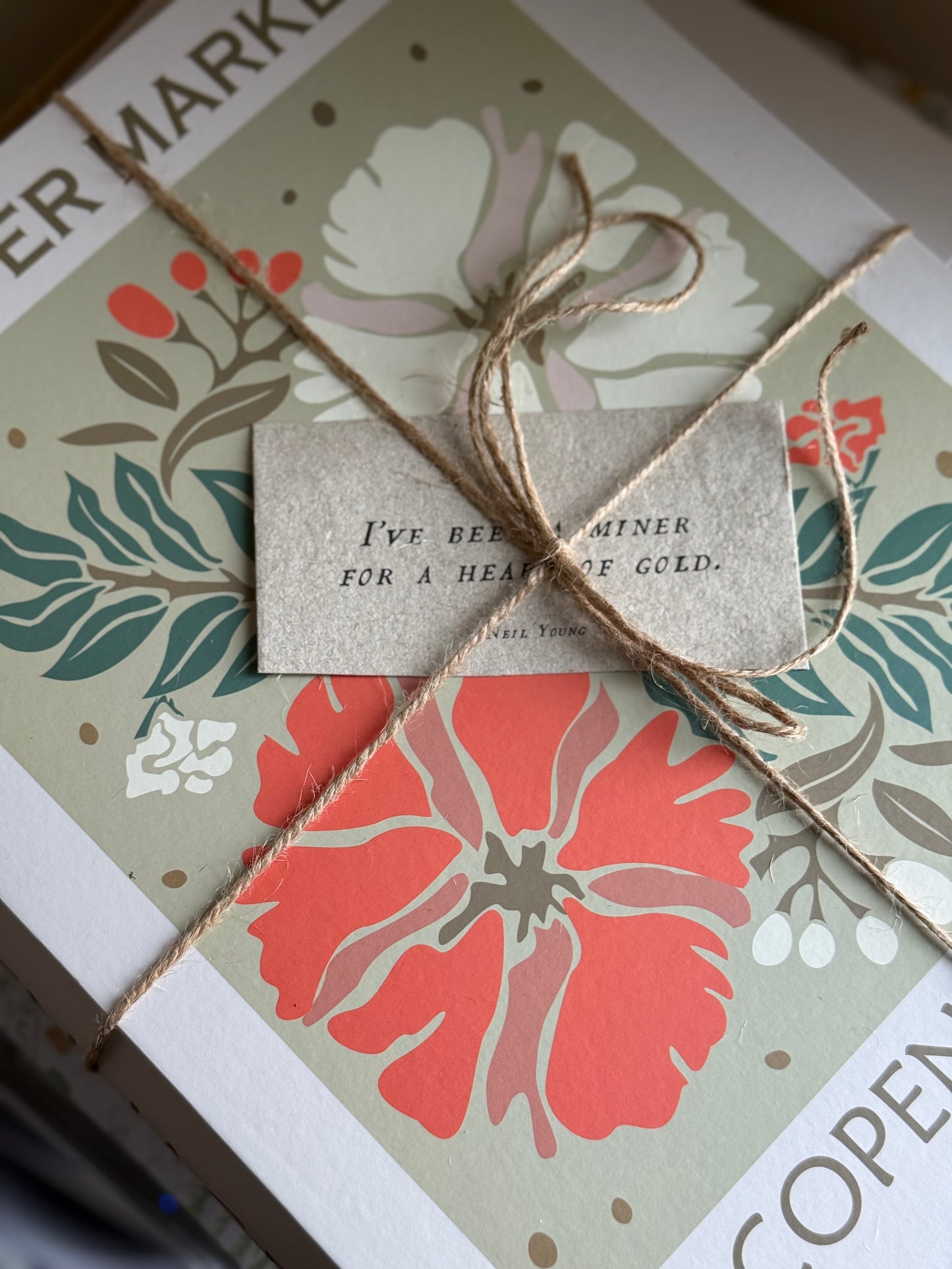 Self-care subscription box with beauty products and story